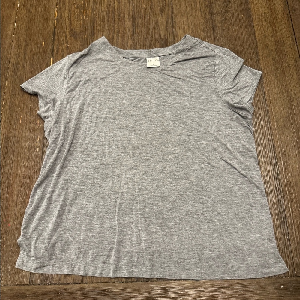 Soma crew nexk Gray Women's Top size large